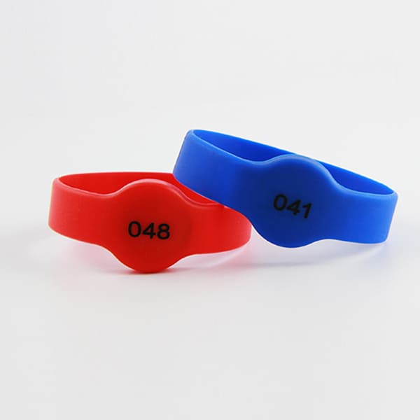 Printed Waterproof RFID Silicone Wristbands UK With EM4200 ...