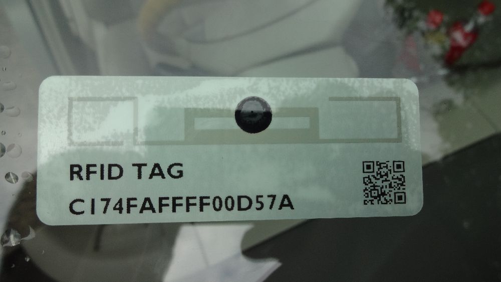 rfid windshield label