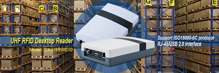 ISO 18000-6C RFID UHF Desktop Reader Writer with USB Interface