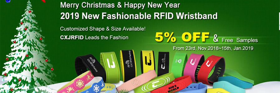 RFID wristbands Christmas promotion