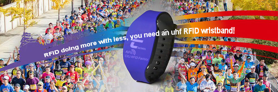 Marathon uhf RFID wristband