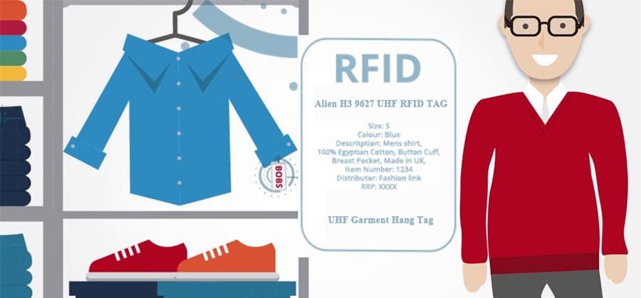 Clothing Management RFID tracking label