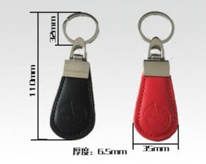 RFID leather key chain