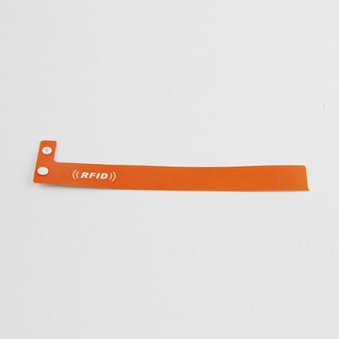 paper rfid single use wristbands with wet inlay