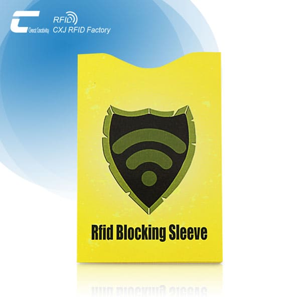 Custom Coated Paper RFID Blocking Passport Protector