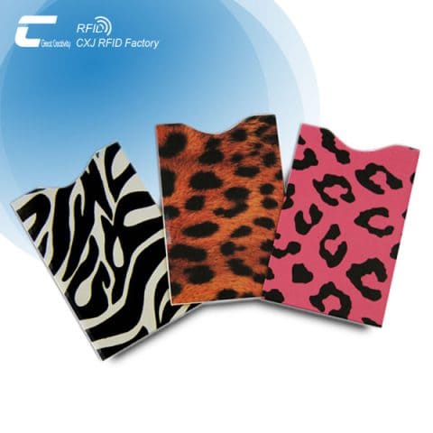 Multi Color Custom Printing RFID Credit Card Protection Sleeves