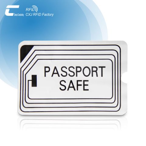 Plastic and Aluminum Foil Anti-Theft RFID Passport Sleeves Protector