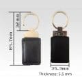 RFID leather key fob