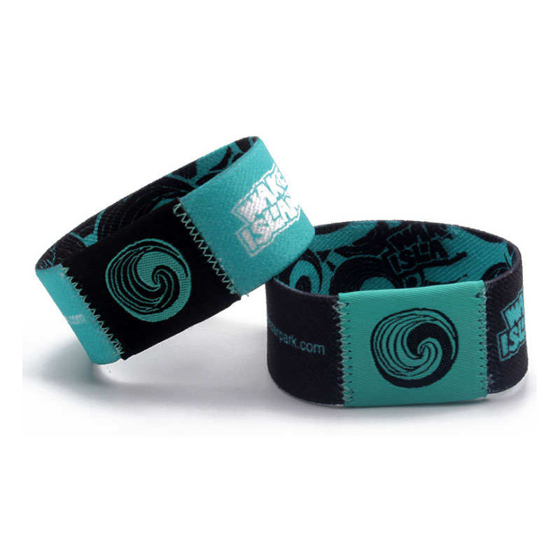 Custom EXPO 2020 Dubai Event Bracelets RFID stretch wristbands