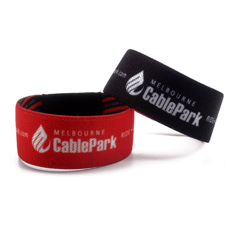 Custom EXPO 2020 Dubai Event Bracelets RFID stretch wristbands
