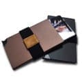 Aluminum RFID Blocking Metal Wallet with woven stretch