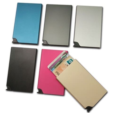 Automatic POP-UP Credit Card Wallet RFID Blocking Card Protector