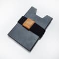 manual alu business card holder