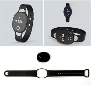RFID fitness activity tracker wristband