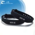 Waterproof Silicone Emergency ID Wristband