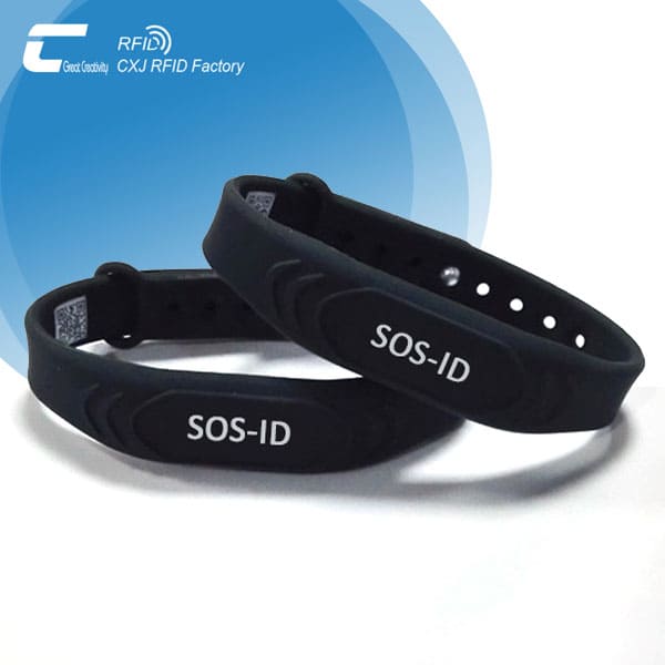 Waterproof Silicone Emergency ID Wristband