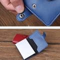 CXJ Leather RFID Wallet Blocking-3