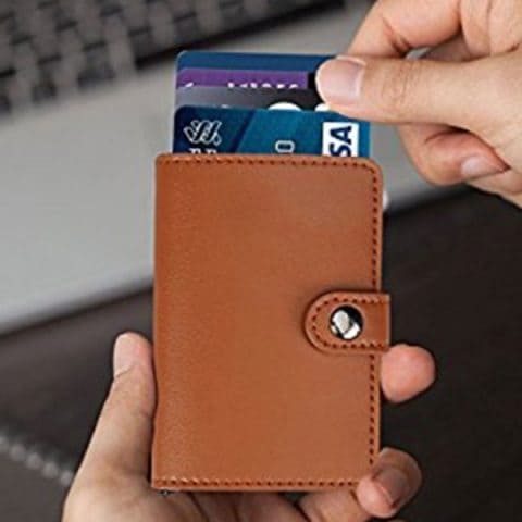RFID Blocking men's Slim wallet