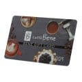 Waterproof PVC Coffee Bene RFID gift card