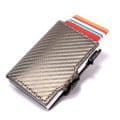 RFID Aluminium Card Holder Carbon Fiber Minimalist Slim Money Clip