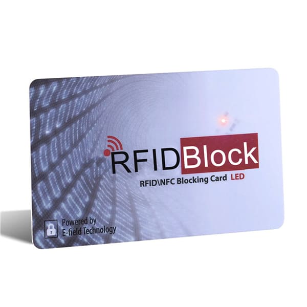 13.56Mhz Tear Resistant RFID Blocker Card RFID Skimming Protection