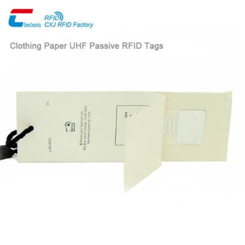 Custom Apparel RFID Passive UHF Tags For Garment Management - CXJ