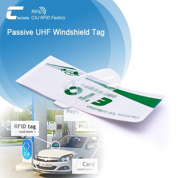 Printable RFID Tag On Car Windshield