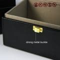PU Leather RFID Scan Blocker Box