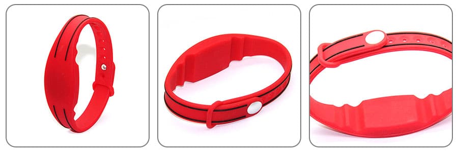 Reusable Silicone NFC Event Wristband CJ2308A08-3 Views