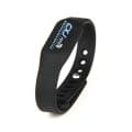 Black Wearable Silicone RFID Wristbands For Hotels