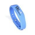 Blue Wearable Silicone RFID Wristbands For Hotels