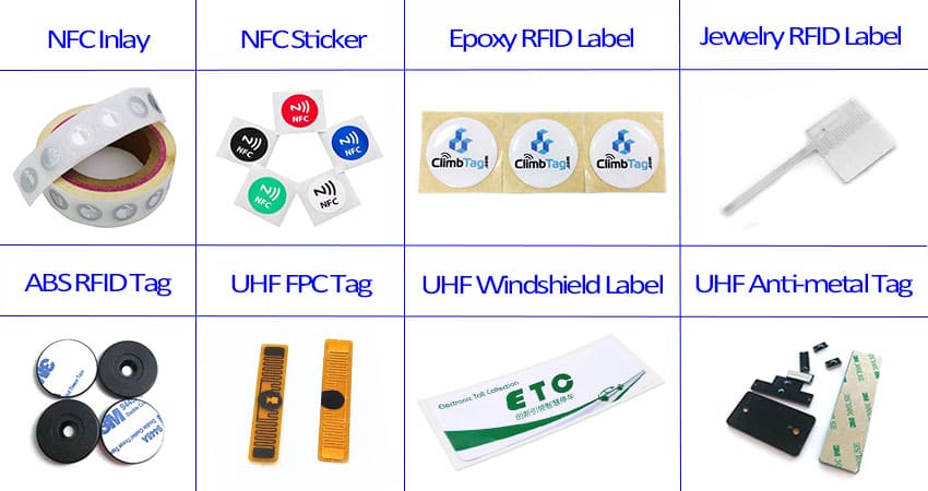 types of RFID tags