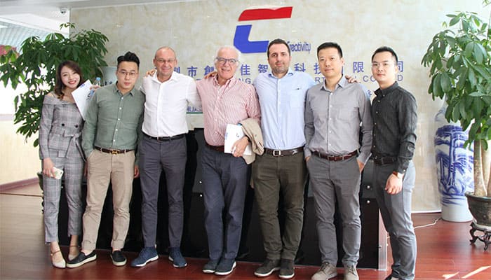 cliens visit cxj rfid factory