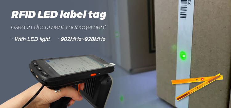 RFID LED tags for document management