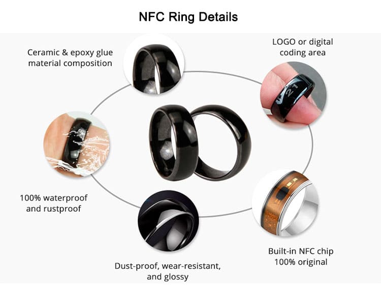 CXJ NFC Payment Rings Details