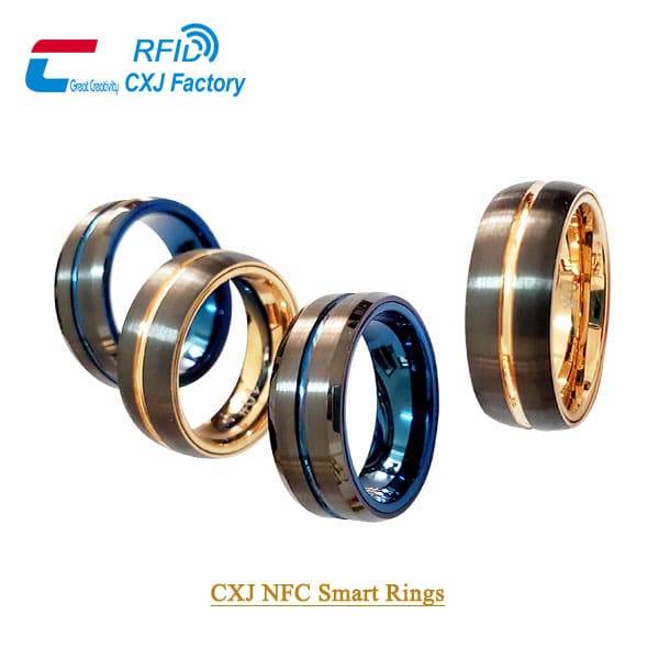 Multi-Functional NFC Smart Rings Ceramic NFC Ring - CXJRFIDFactory