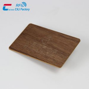 Walnut Wood NFC Chip Card-1