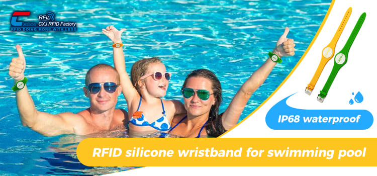 IP68 - higher waterproof performance RFID wristband
