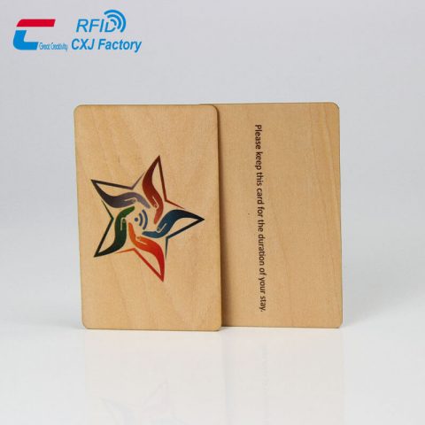 NFC Wood Contactless Card
