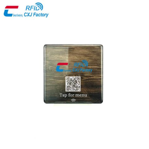 CXJ QR And NFC Waterproof Sticker Google Review Epoxy Card (2)